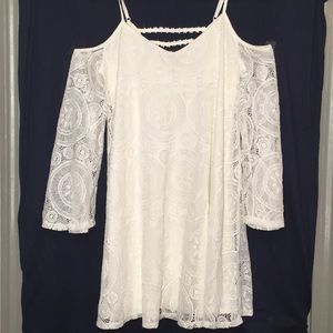 Francesca’s White Lace Dress